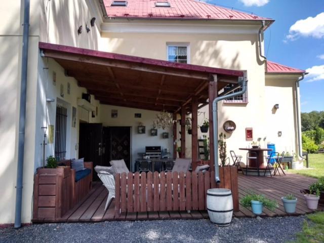 Pension Novy Den Albrechtice  Buitenkant foto